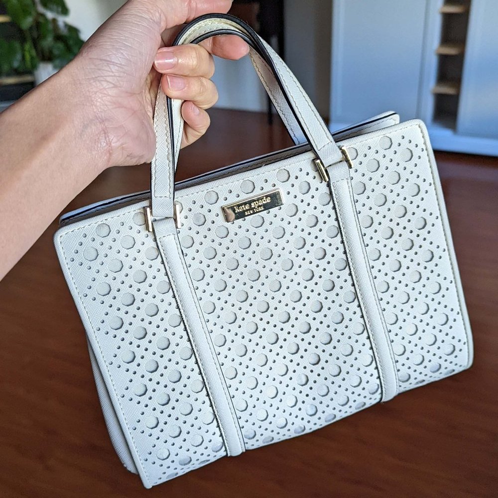Kate Spade white satchel